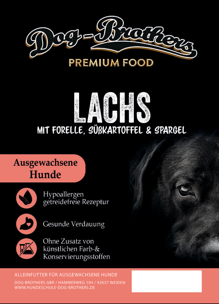 Lachs mit Forelle, Süßkartoffel & Spargel